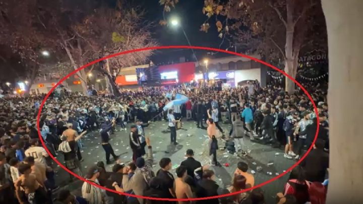 La otra cara del festejo: el centro de Mendoza quedó tapado de basura tras el triunfo de Argentina