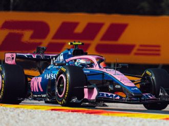 Colapinto brilló y terminó séptimo en la práctica libre 2 del GP de Bélgica
