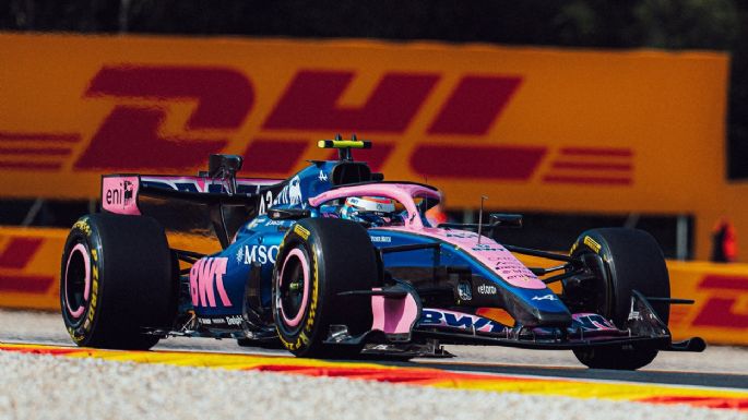 Colapinto brilló y terminó séptimo en la práctica libre 2 del GP de Bélgica