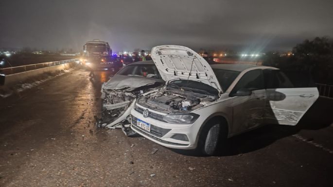 Múltiples accidentes y caos de tránsito por el hielo en el Gran Mendoza