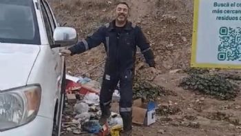 Lo encontraron tirando basura en Luján y deberá pagar $1 millón