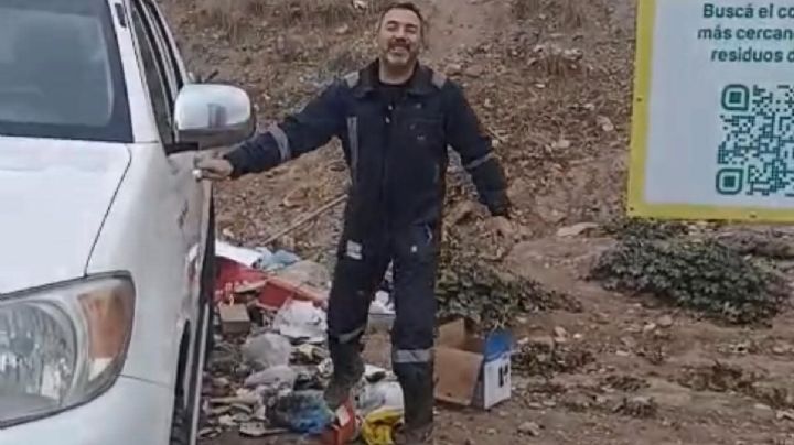 Lo encontraron tirando basura en Luján y deberá pagar $1 millón