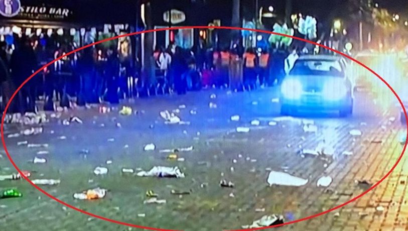 El lado B de los festejos: el centro mendocino volvió a quedar tapado de basura