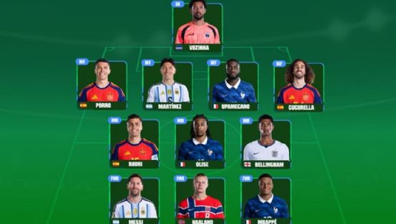 Messi y Licha Lisandro Martínez, en el equipo ideal de la FIFA