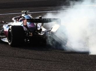 Así fue el choque de Franco Colapinto en el GP de Hungría