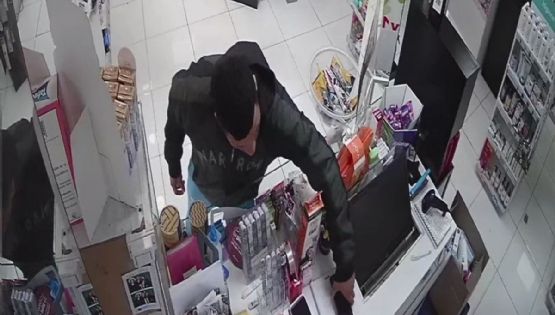 Video: robó dos veces en la misma farmacia en menos quince minutos y quedó