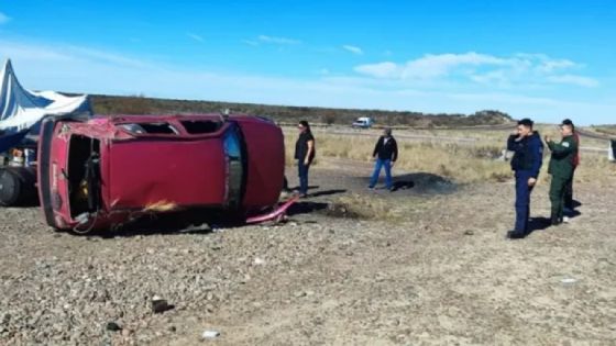 Una mujer murió tras un vuelco en la ruta 40 