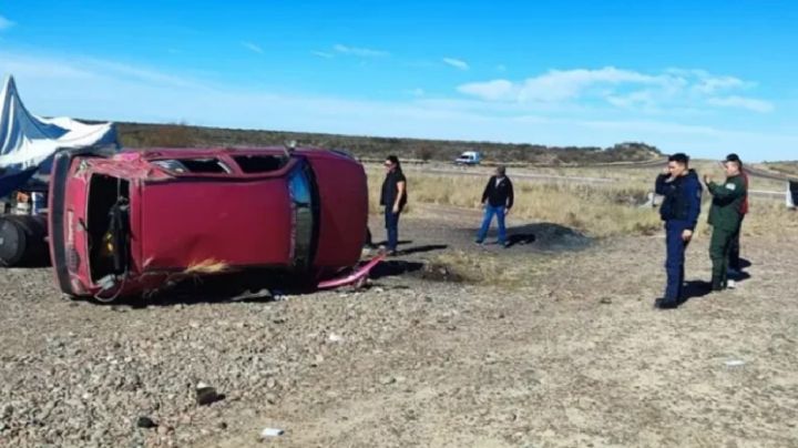 Una mujer murió tras un vuelco en la ruta 40 
