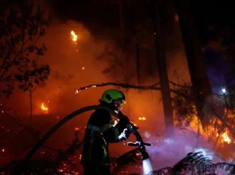 Incendios forestales: hay más de 300.000 evacuados en Francia y España 