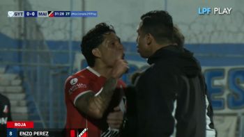 El motivo por el que Enzo Pérez fue expulsado en su segundo partido en Deportivo Maipú