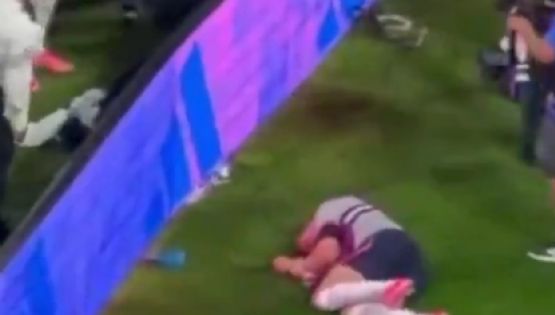 Jordan Henderson, de Inglaterra, se quebró una muñeca en los festejos por el pase a 4tos de final