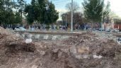 Foto ilustrativa de la nota titulada: Vecinos de Godoy Cruz denuncian la eliminación de un histórico cerco verde por obras del Metrotranvía
