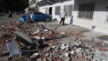 Los videos del fuerte terremoto que sacudió esta mañana a Colombia