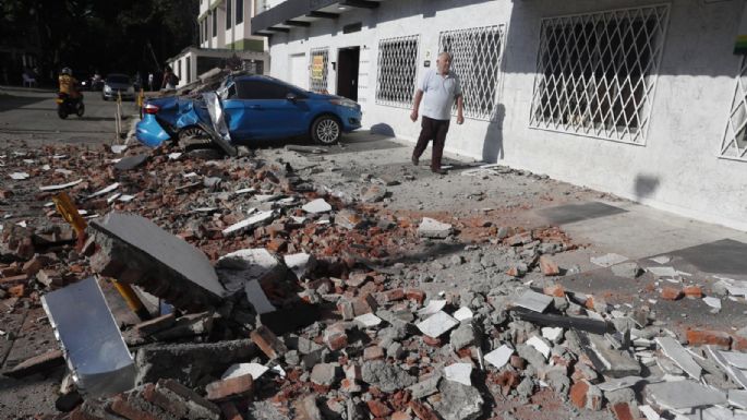 Los videos del fuerte terremoto que sacudió esta mañana a Colombia