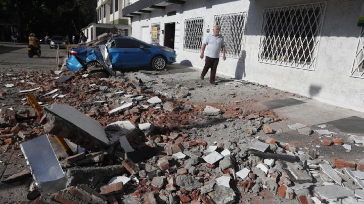Los videos del fuerte terremoto que sacudió esta mañana a Colombia
