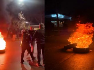 Vecinos de Rodeo de la Cruz se manifestaron en contra de la inseguridad