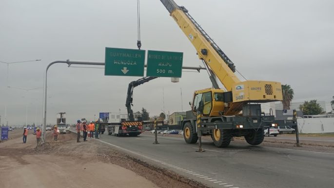 Colocarán la viga principal de la pasarela del Acceso Este y habrá restricción en el tránsito