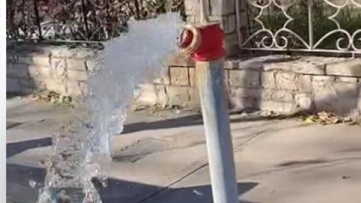 Vecinos de Luján de Cuyo reclaman por una importante pérdida de agua en la vía pública