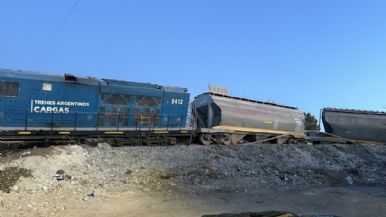 Foto iliustrativa de  Descarriló un tren de cargas en Las Heras: investigan las causas