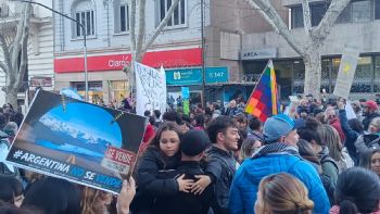 En Mendoza, también marcharon contra la ley de Propiedad Privada  